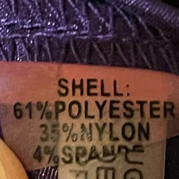 VTG Y2K Calvin Klein Womens Purple V-Neck Body Contour 3D Detailing Dress Size 8 - Picture 10 of 10